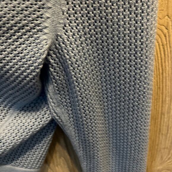 Talbots Open Shrug Cardigan Baby Blue Knit - Picture 6 of 8